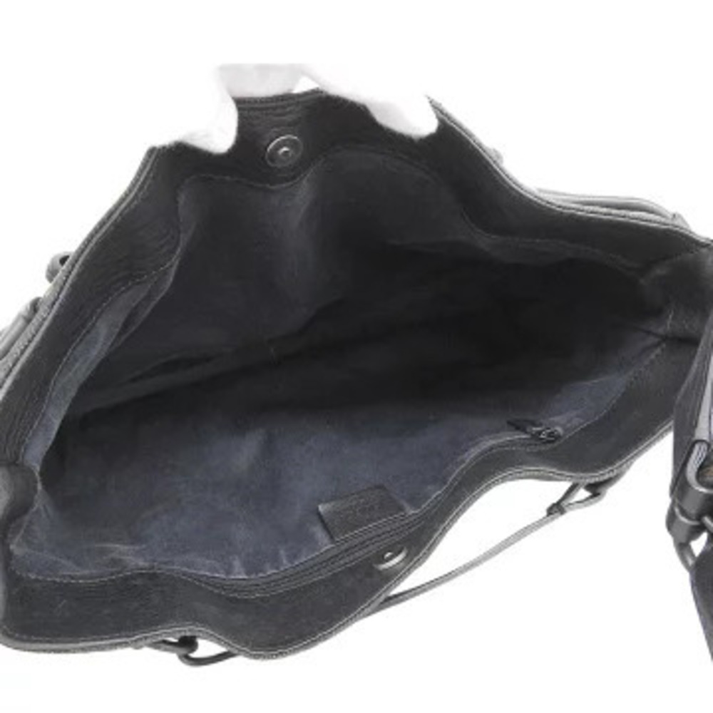 Gucci GG Canvas One Shoulder Hobo Bag Shoulder Black - Picture 3 of 8